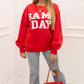 GD CREW NECK SWEATSHIRT (RED)