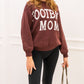 FOOTBALL MOM SWEATER (BROWN)