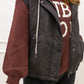 QUILTED HOODED VEST (BLACK)