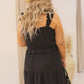 NEW KIMBERLY RUFFLED MIDI DRESS | + CURVY (BLACK)