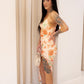 NEW ERIN FLORAL PRINT MAXI DRESS (ORANGE)