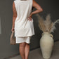 NEW ALTHEA TIE WAIST SHORTS (CREAM)