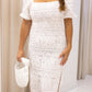 NEW PAYTON WHITE LACE MAXI DRESS