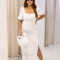 NEW PAYTON WHITE LACE MAXI DRESS