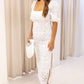 NEW PAYTON WHITE LACE MAXI DRESS