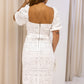 NEW PAYTON WHITE LACE MAXI DRESS