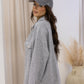 NEW ROSIE RIBBED SHACKET (GREY) | BEST SELLER
