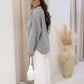 NEW ROSIE RIBBED SHACKET (GREY) | BEST SELLER