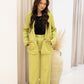 NEW HALLIE TROUSERS (LIME)