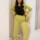 NEW HALLIE TROUSERS (LIME)