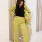 NEW HALLIE TROUSERS (LIME)