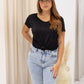 NEW MELISSA T-SHIRT (BLACK) | BEST SELLER