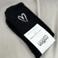 NEW ALIDA HEART EMBROIDERY FUZZY SOCKS