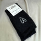 NEW ALIDA HEART EMBROIDERY FUZZY SOCKS