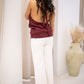 NEW MARGOT CABLE KNIT TOP (BURGUNDY)
