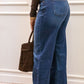 TONI WIDE LEG BAGGY DARK WASH JEAN (RISEN)