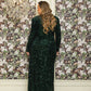 ROMA VELVET GOWN | GREEN