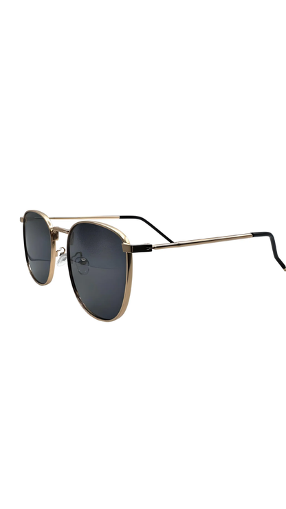 PAYTON SUNGLASSES (BLACK/GOLD) | SHADY LADY