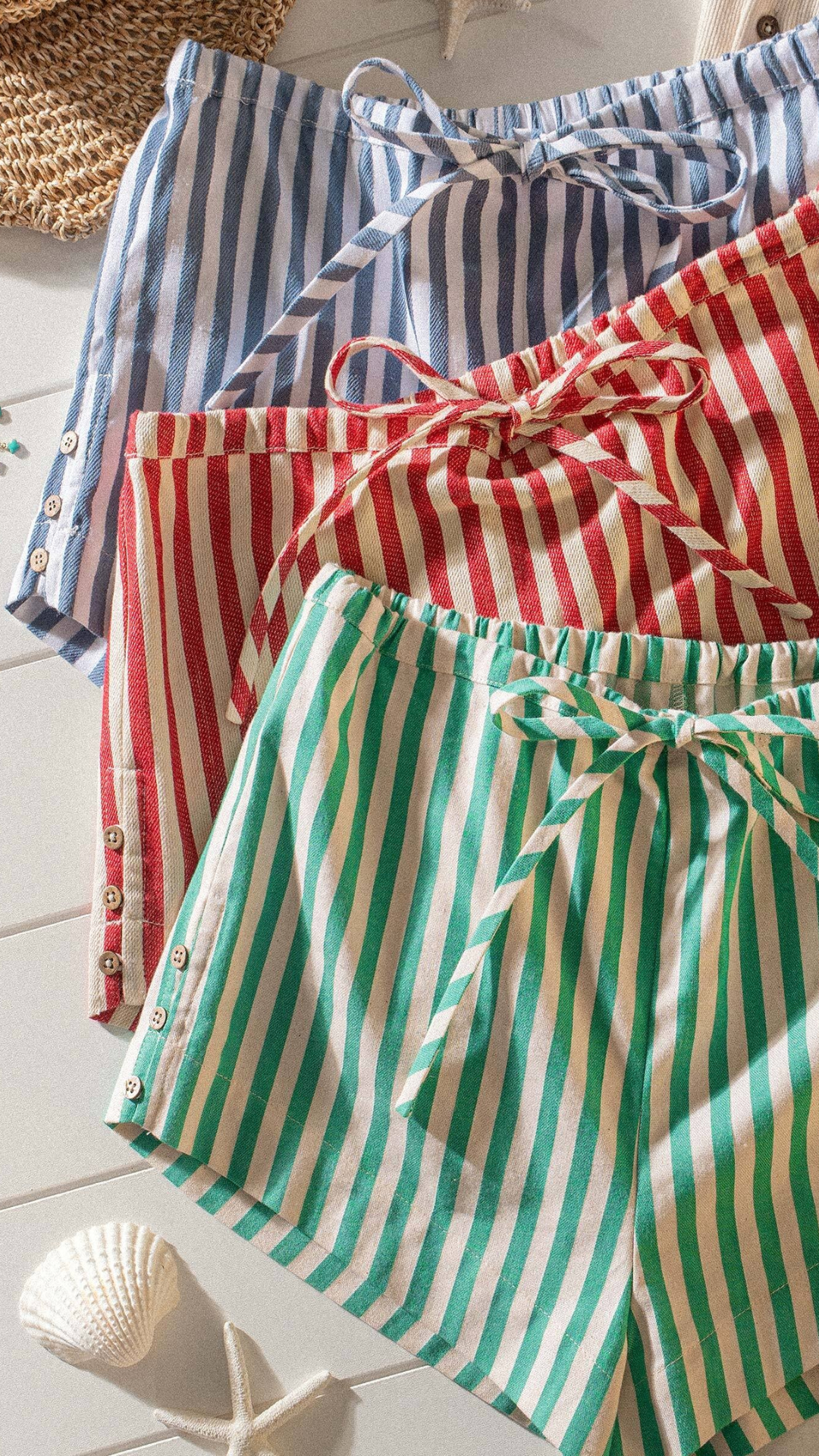 READY SET STRIPED SHORTS | TREND NOTES
