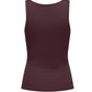 LEA REVERSIBLE TANK (BURGUNDY) | ONLY