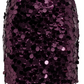 JADEL SEQUIN MINI SKIRT (WINE)