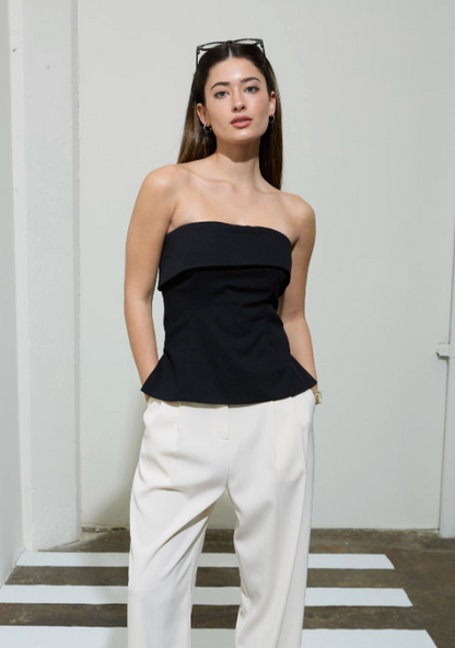 OLIVIA STRAPLESS TOP