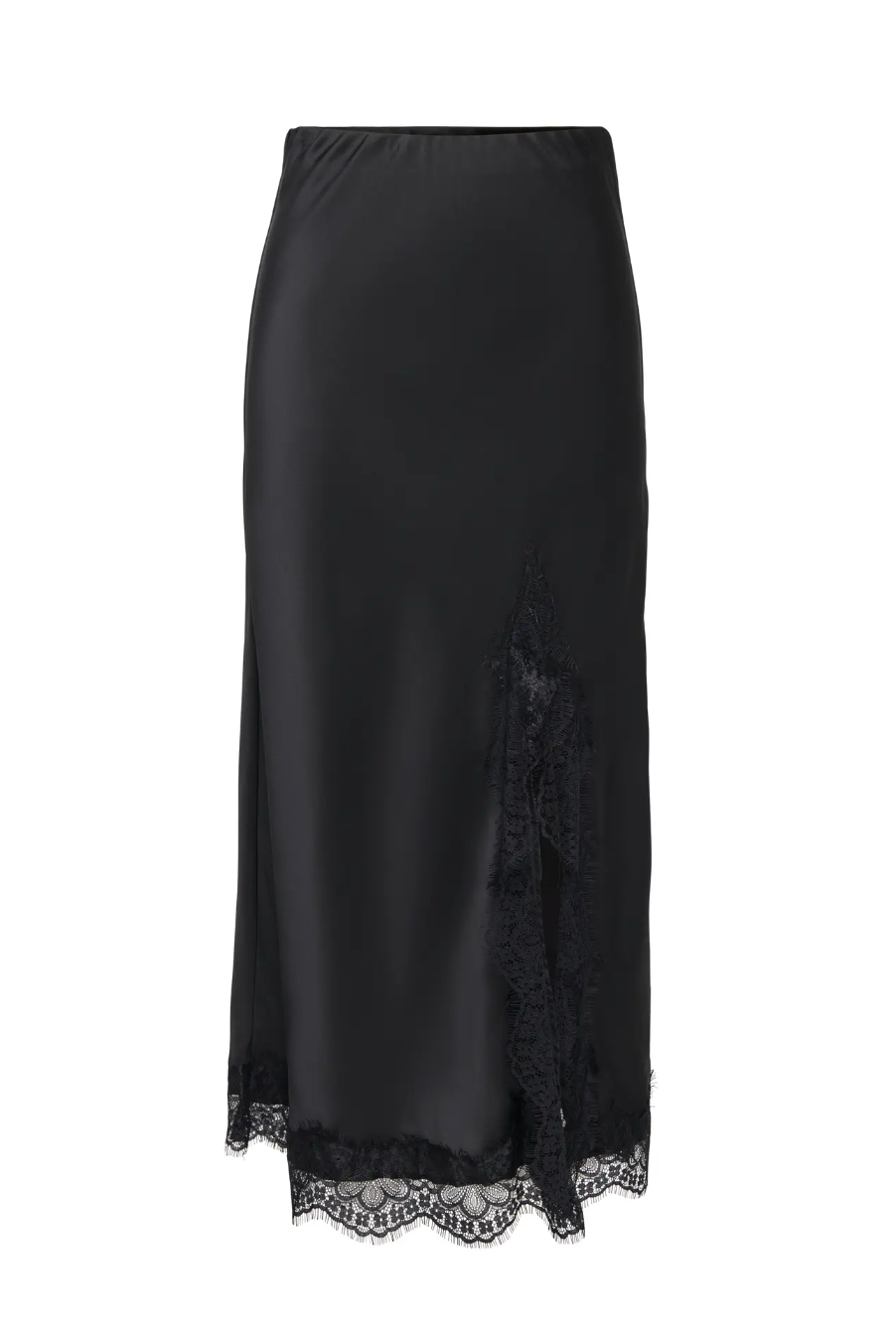 MENUS LONG LACE SKIRT (BLACK) | ONLY
