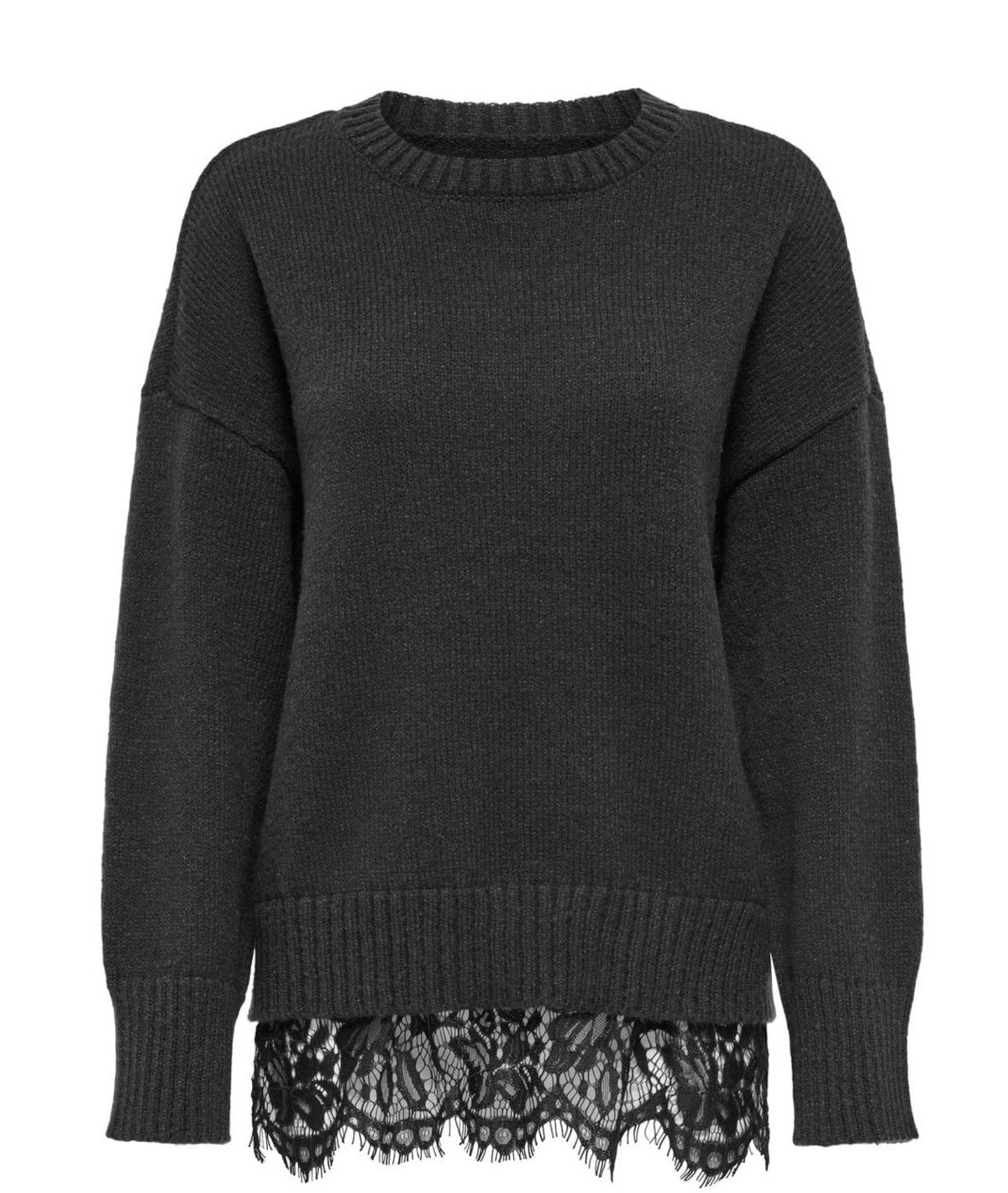 EVIE LA LACE MIX | ONLY | BLACK/BLACK