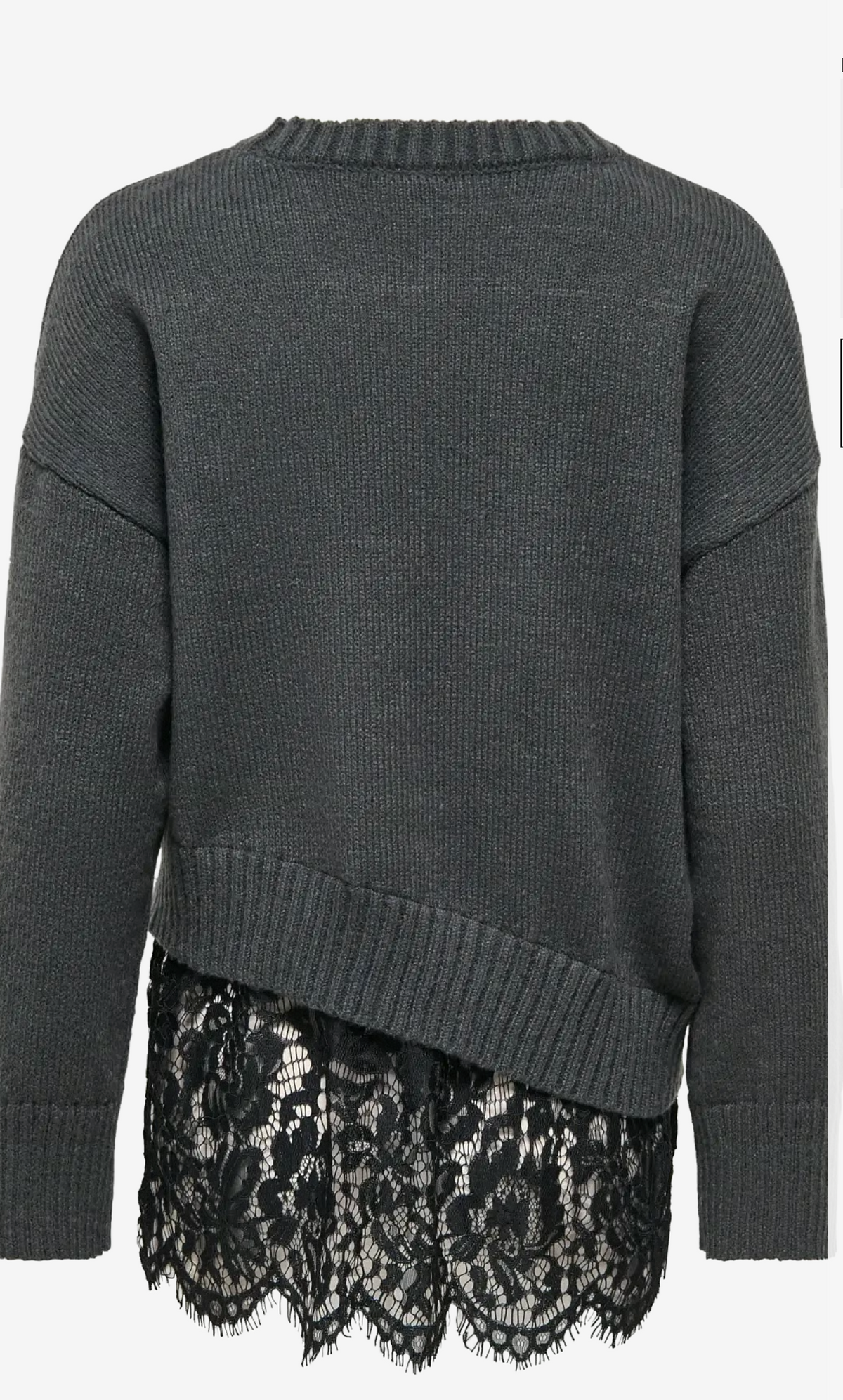EVIE LA LACE MIX | ONLY | CHARCOAL/BLACK