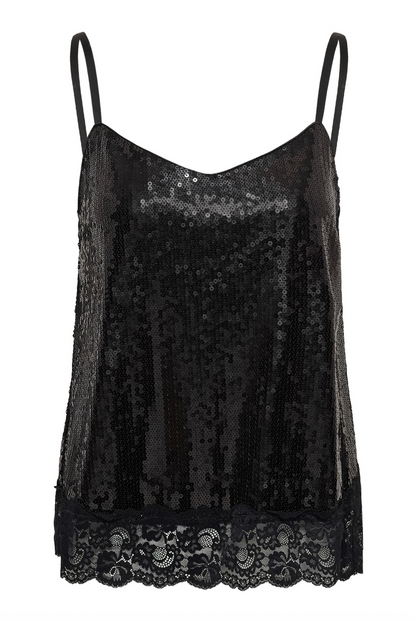 KAfrances Top - Black Deep