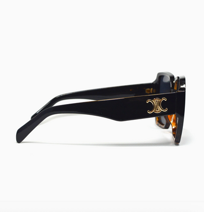 VINTAGE CC BLACK GOLD SUNGLASSES
