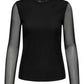 ERICA MESH TOP (BLACK) | ONLY