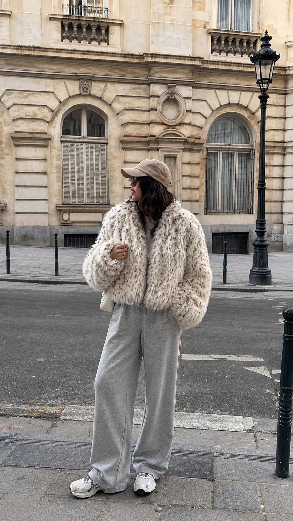 JADE ANIMAL FUR JACKET (WHITE) | ONLY