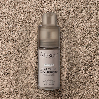 VOLUMIZING RICE PROTEIN DRY SHAMPOO - DARK TINTED | KITSCH
