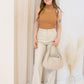 NEW NATASHA TURTLE NECK TOP (BEIGE)