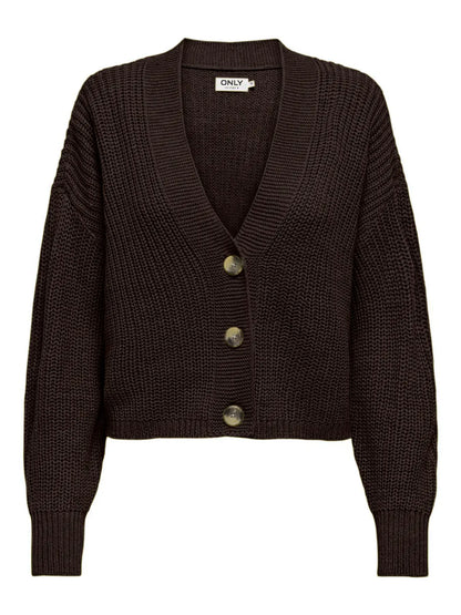 CAROL CARDIGAN (BROWN) | ONLY