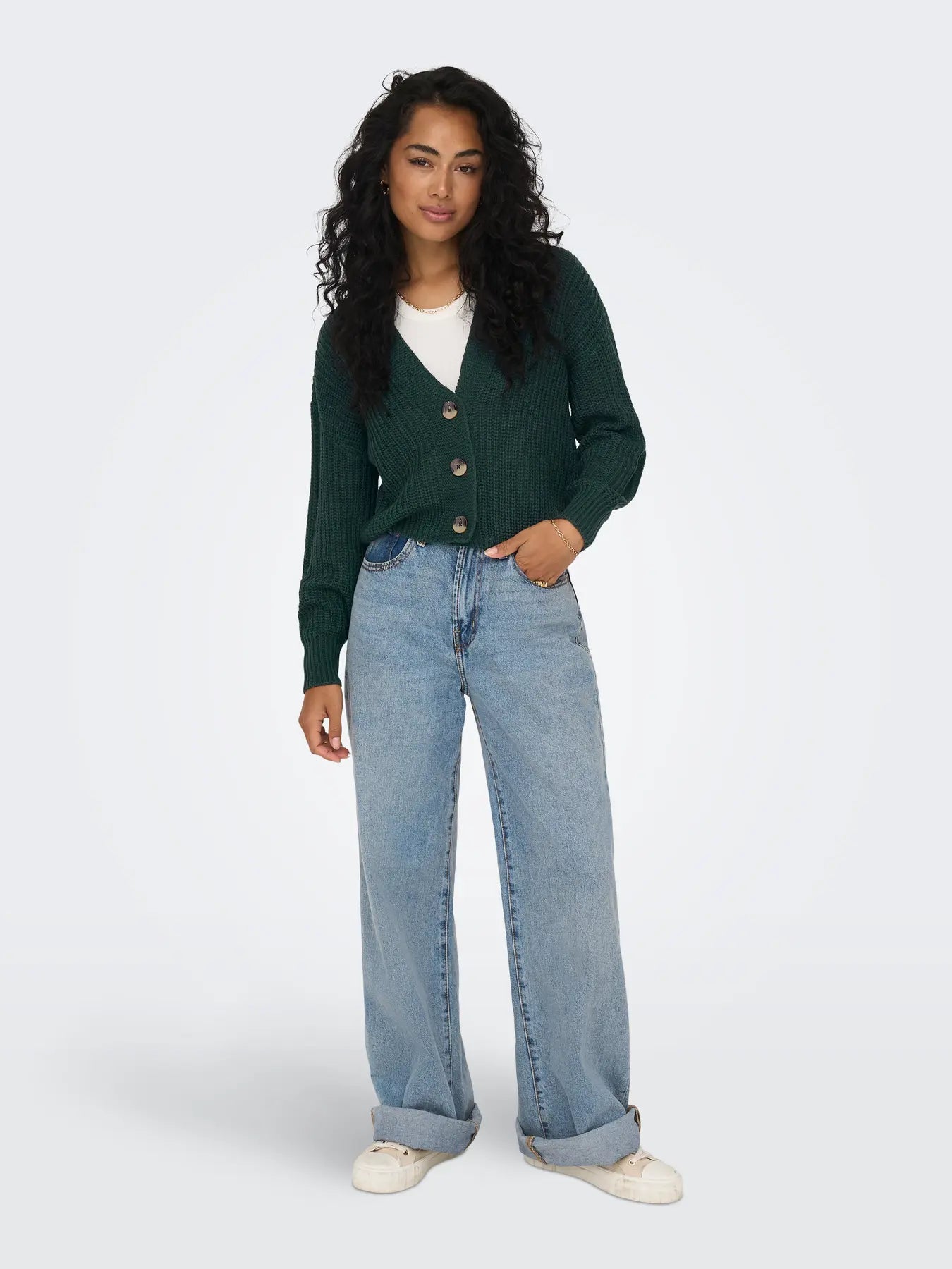 CAROL CARDIGAN (GREEN) | ONLY