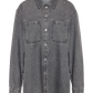 MALVA DENIM SHACKET COAT (GREY) | ONLY