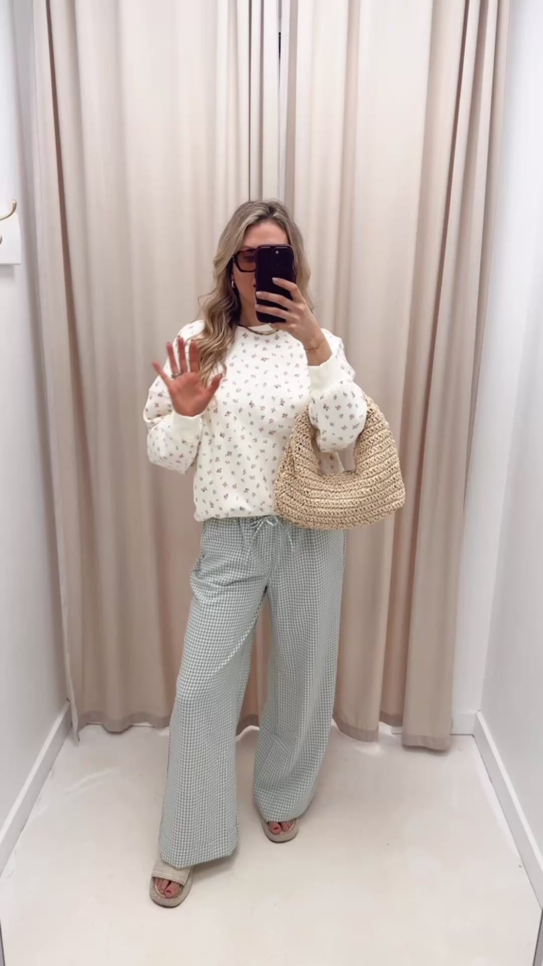 DITSY FLORAL SWEATSHIRT | PINK / IVORY