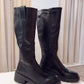 LINDSAY MID CALF BOOT (BLACK)