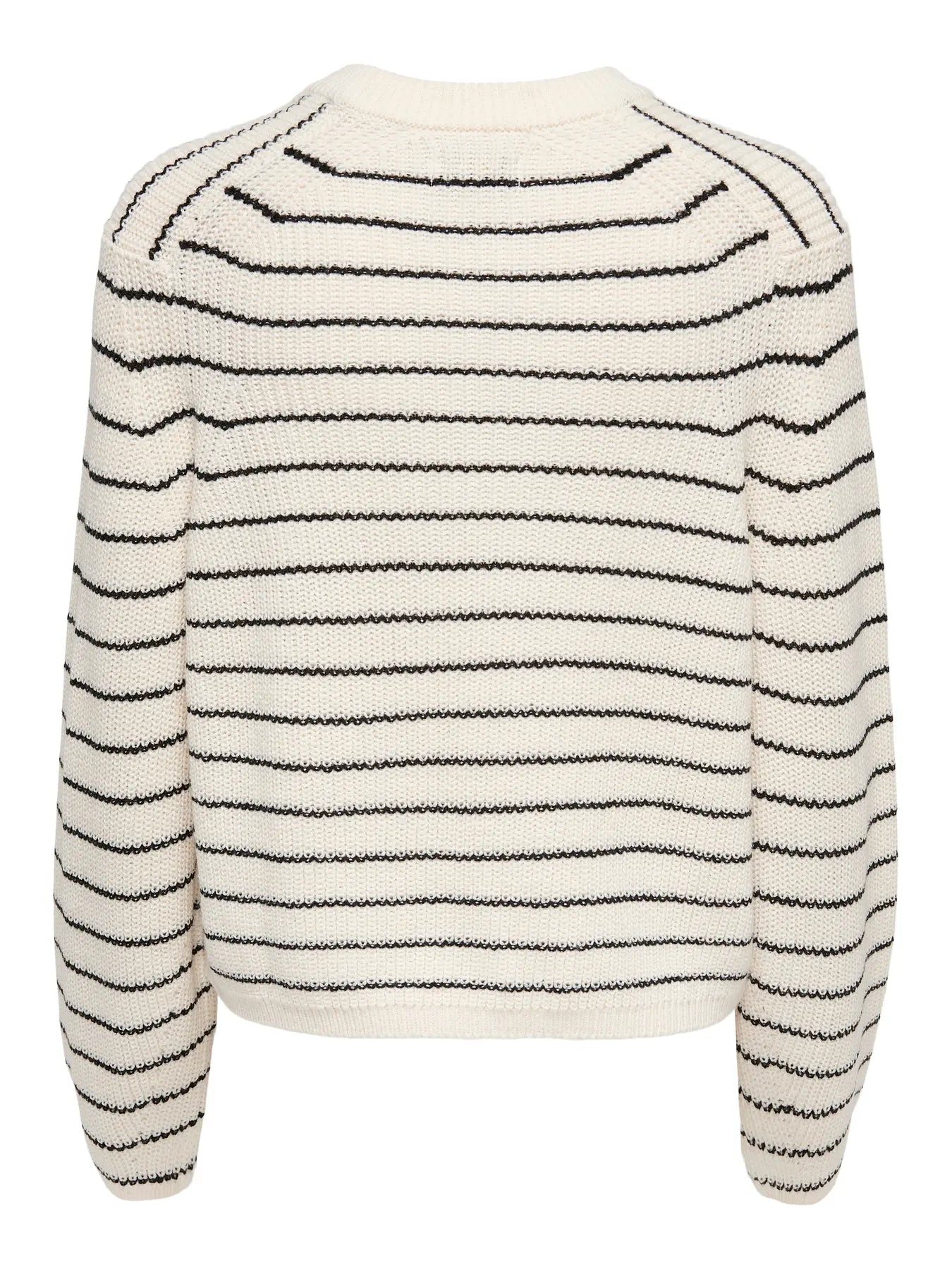 BASE STRIPE KNIT SWEATER | ONLY | XS