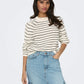 BASE STRIPE KNIT SWEATER | ONLY