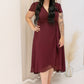 NEW MEGAN MIDI (BURGUNDY)
