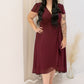 NEW MEGAN MIDI (BURGUNDY)