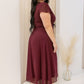 NEW MEGAN MIDI (BURGUNDY)