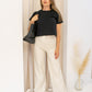 NEW EMMA FAUX LEATHER TROUSER (IVORY)
