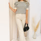 NEW EMMA FAUX LEATHER TROUSER (IVORY)
