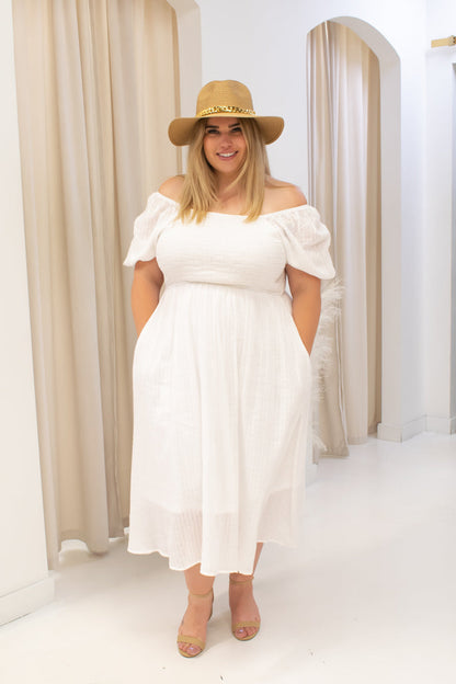 NEW DREW MIDI DRESS | CURVY