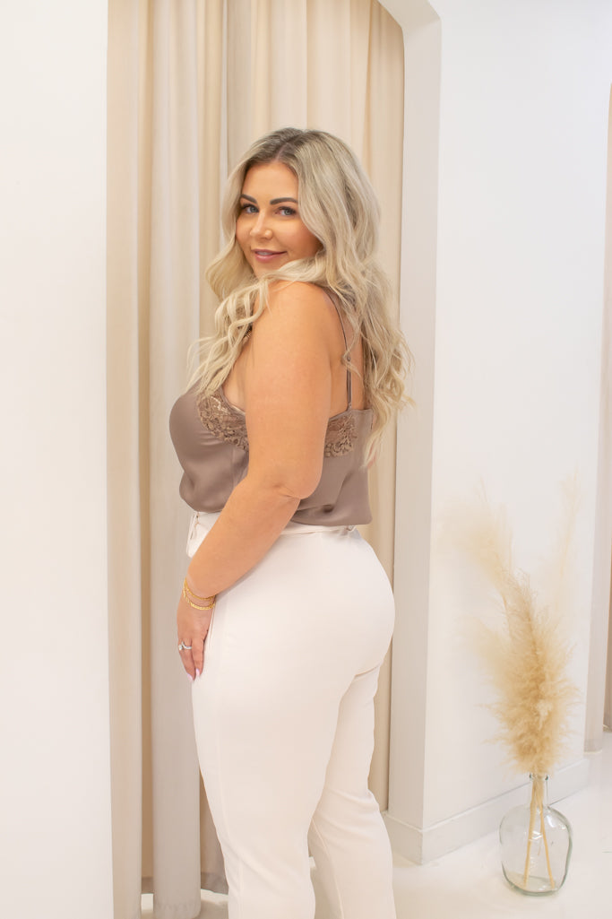 NEW ULA TROUSERS (CREAM)