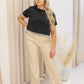 NEW MEGHAN FAUX LEATHER TROUSER